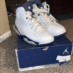 Air Jordan 6 navy blue